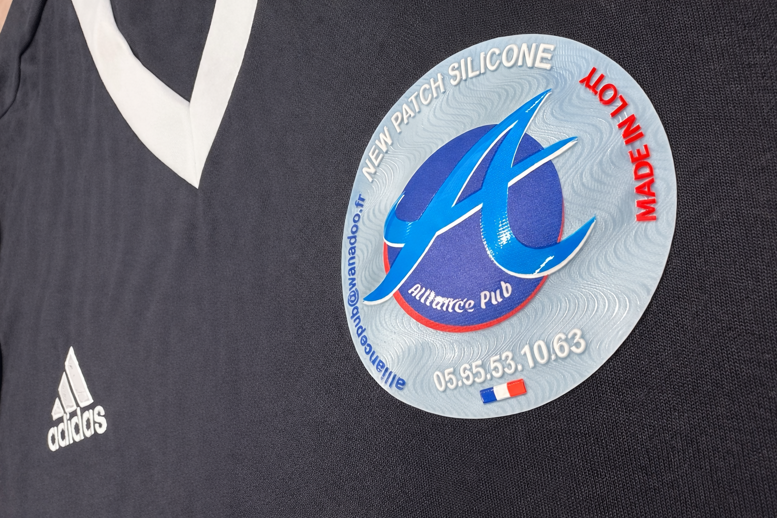 Patch en silicone personnalisé Alliance Pub Pradines